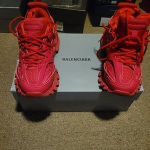 Authentic Red Balenciaga Track Men sneaker size 44